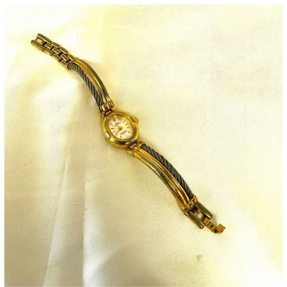 Boca Classics genuine diamond quartz watch